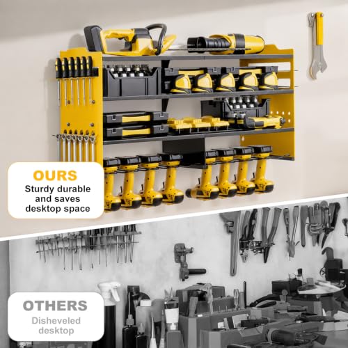 Power Tool Organizer Wall Mount (Yellow)