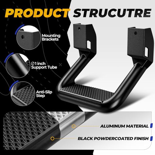 Universal Side Step for Pickups & Trucks (Black)