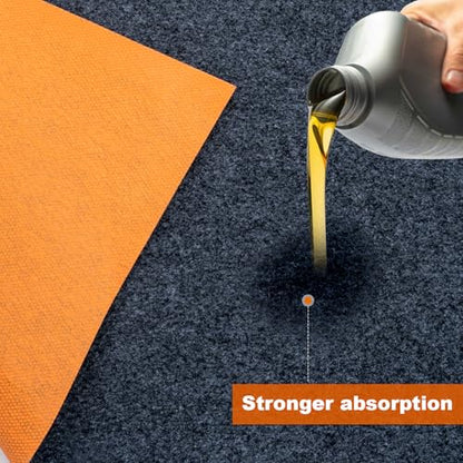 17×7.4Ft Heavy Duty Oil Spill Mat (7'2" x 17')