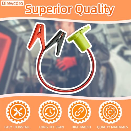 Jumper Cables Adapter Compatible with Ryobi 18V Battery