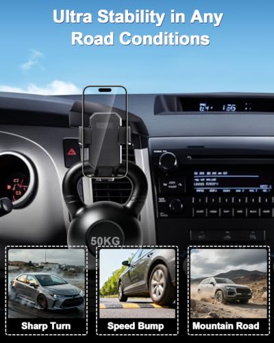 Car Phone Mount for Toyota Tundra 2007 (Tundra 2007-2013 / Auto Lock)