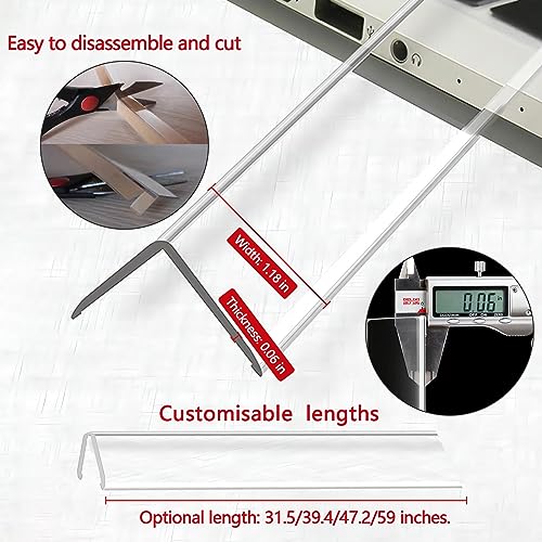 Self Adhesive Clear Wall Corner Protector (Clear / 31 1/2" X 1 3/16")