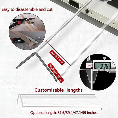 Self Adhesive Clear Wall Corner Protector (Clear / 47 1/4" X 1 3/16")