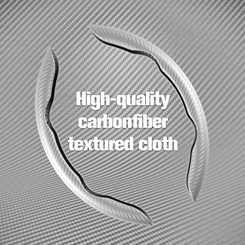 2pcs Carbon Fiber Anti (White / Universal (2pcs))