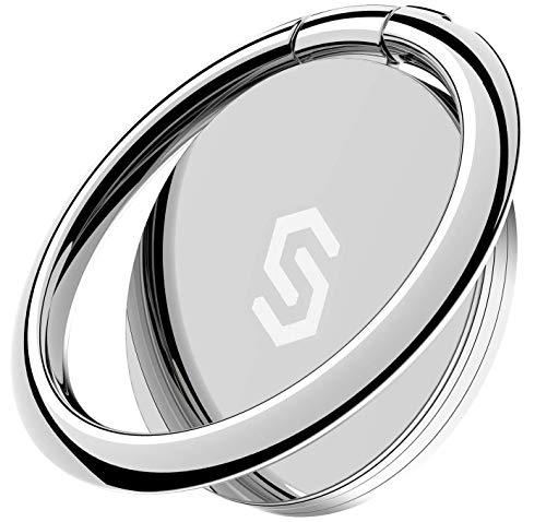 Cell Phone Ring Holder Stand (Silver / 1 Pack)