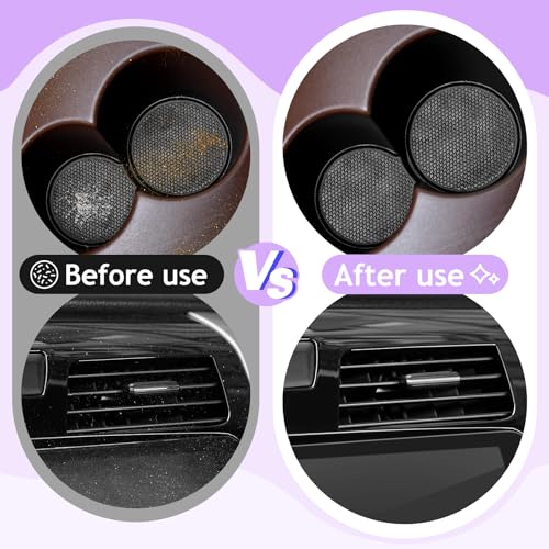 Car Cleaning Gel Car Cleaning Putty Car Putty Car Interior Cleaner Car Slime Car Detailing Kit Car Accessories Gifts for Men Women Stocking Stuffers Purple (Purple)