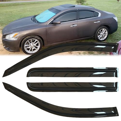 4pcs Original Window Visors for 06 Lincoln Zephyr 94550 (for 2006-2012 Fusion)