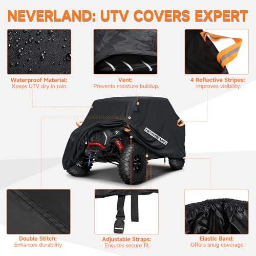 UTV Cover Heavy Duty Waterproof 2 (up to 126"L)
