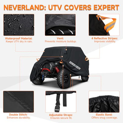 UTV Cover Heavy Duty Waterproof 2 (up to 126"L)