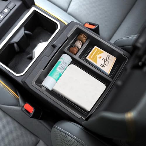 Center Console Organizer for Toyota 2026 2025 2024 Tacoma (Black 1PCS)