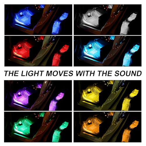 Interior Car LED Strip Lights with APP Control (Regular/ 118 inches / Cigarette Lighter)