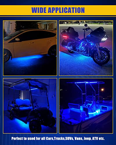 Blue Led Strip Lights (Blue / 24 inch)