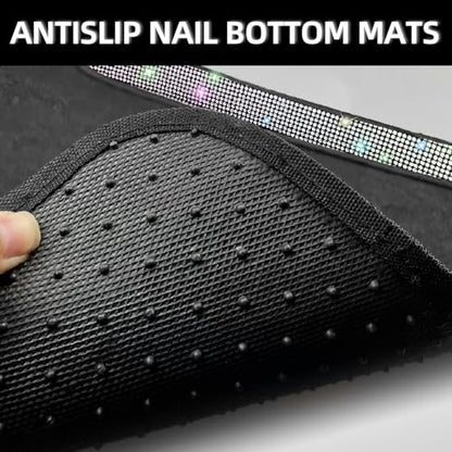 Multicolor Bling Car Floor Mats Full Set (Multicolor Diamond / Car Floor Mats (4 Pieces))