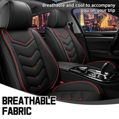 Car Seat Covers for Chrysler Pacifica 2004 (2 Pcs Front / Black)