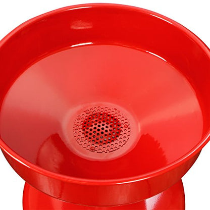 20 Gallon Portable Waste Oil Drain Tank Air Operated Drainage Adjustable Funnel Height with Wheel (20 Gallon)