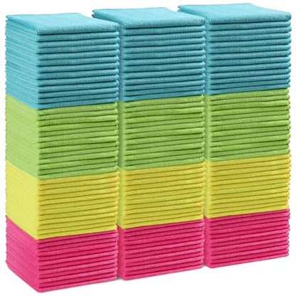150PK Microfiber Cleaning Cloth (Multicolor)