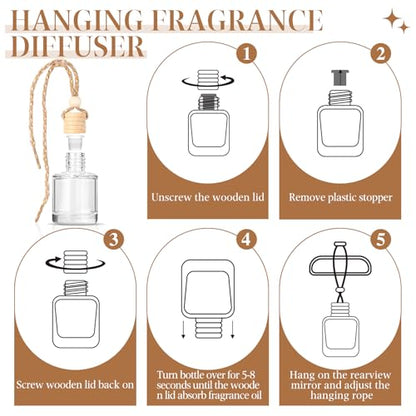 6 Pack Car Air Freshener
