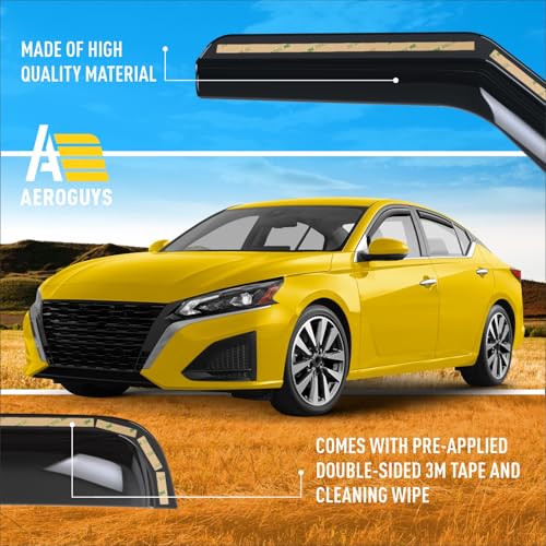 Extra Durable Window Deflectors in (For Nissan Altima 19-26)