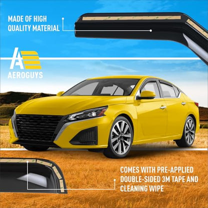 Extra Durable Window Deflectors in (For Nissan Altima 19-26)