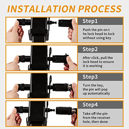 Trailer Hitch Locks (keyed alike 2pack)