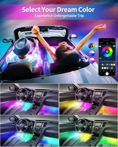 RGB IC Car Interior Lights (APP RGBIC 48 Lights)