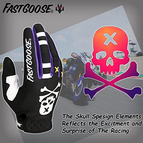 Dirt Bike Motocross Gloves (Large / Black)