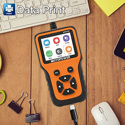 MP0515A 12V Car Battery Tester Automotive 100 (Compact)