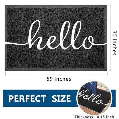 Funny Hello Mats Outside (4'11" x 2'11" / Hello)