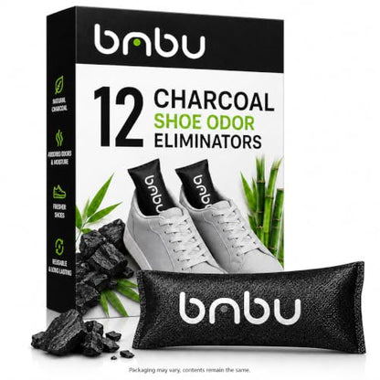 Activated Charcoal Shoe Deodorizer Inserts