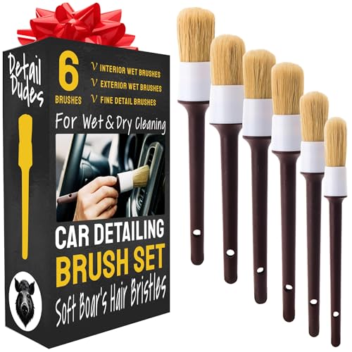 Car Detailing Brush Set 6 (6 Pack)