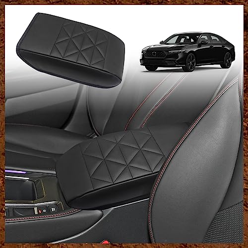 Armrest Cover for Honda Accord 2023 (23) 22-26 |Accord| V2 Black, Regular)