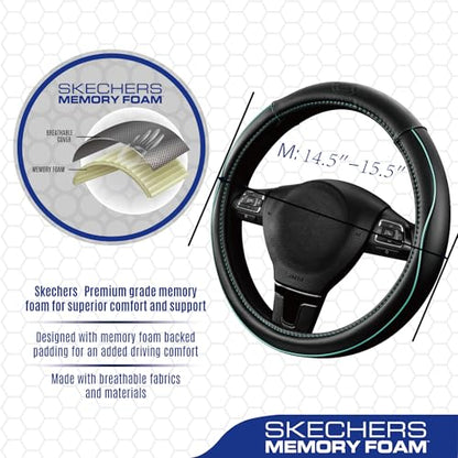 Memory Foam Steering Wheel Cover (Mint)