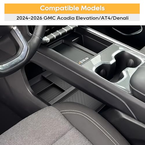 for GMC Acadia Center Console Organizer for 2024 (2024-2026 GMC Acadia)