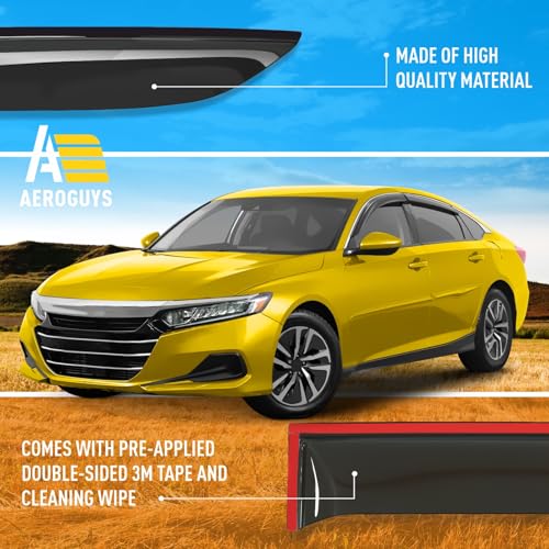 Extra Durable Window Deflectors Tape (For Honda Accord 18-22)