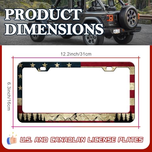 American Flag License Plate Frames (American Flag)