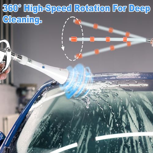 Car Cleaning Gun Detailing Dry Air Blow Gun (Soft Hose -1 Nozzle / White)