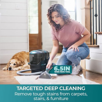 Portable Carpet & Upholstery Spot Cleaner Machine 17Kpa Suction (Black)