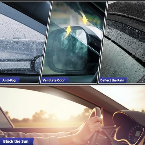 in Channel Rain Guards Fit for Volkswagen Golf MK6 Hatchback 2010 (For 2010-2014 Golf MK6 Hatchback)