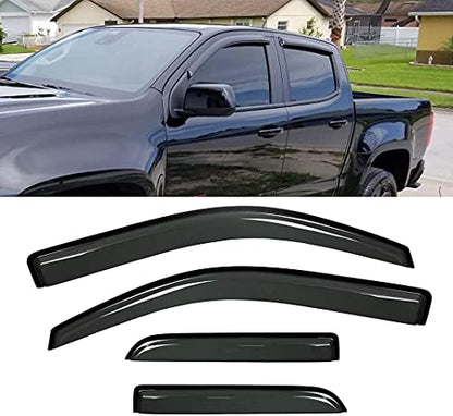 Window Visors for 2015 (15-22 colorado CrewCab(Outside))