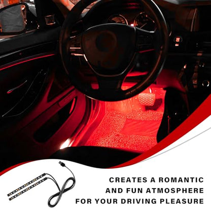 Car LED Strip Light (Red / USB Port)