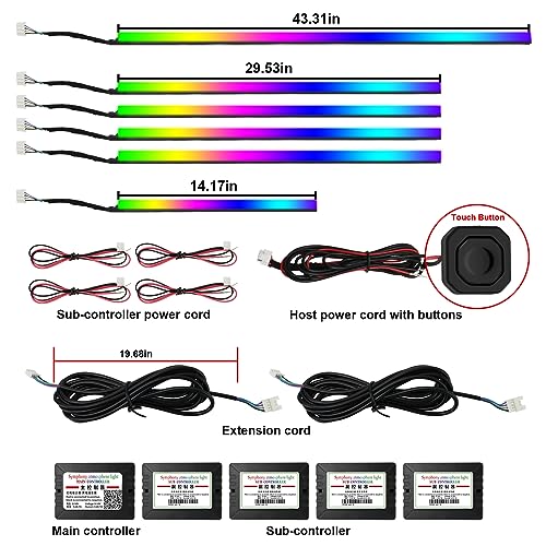 Dreamcolor Acrylic Interior Car Lights (dreamcolor 6 in 1)