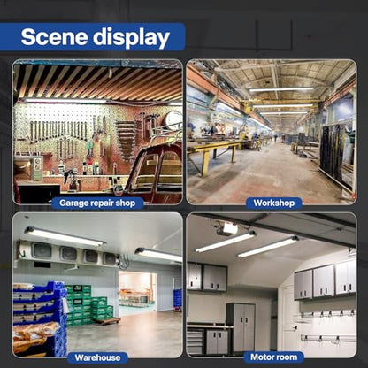 4 Pack 4ft Linkable Led Shop Light