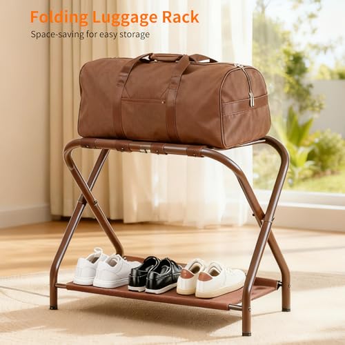 Luggage Rack for Guest Room (Brown)