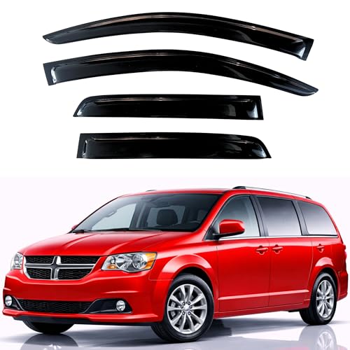 Rain Guards Window Visors for 2008 (2008-2020 Caravan & 2008-2016 Town Country)