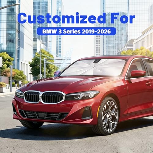 Car Windshield Sun Shade Umbrella for BMW 3 Series 2019 (For BMW 3 Series 2019-2026)