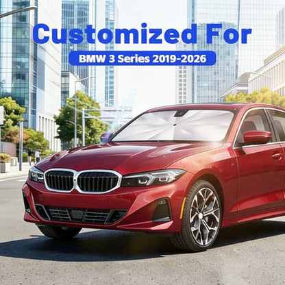 Car Windshield Sun Shade Umbrella for BMW 3 Series 2019 (For BMW 3 Series 2019-2026)