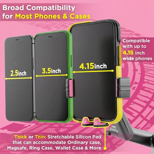 Truck Phone Mount + Dash Pad (Pink)