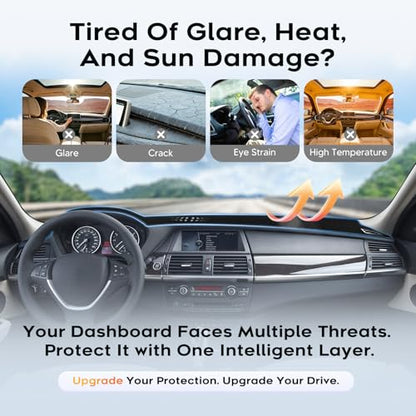 Dash Cover for 2008 (08-13 BMW X5(Black))