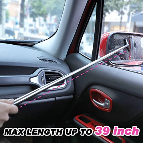 Side Mirror Squeegee (Black and Pink)