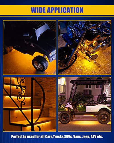 Amber Led Strip Light (Yellow / 12 inch)